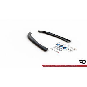 Maxton Design Heck Ansatz Flaps Diffusor V.1 / V1 für BMW 4er M-Paket G22 schwarz Hochglanz