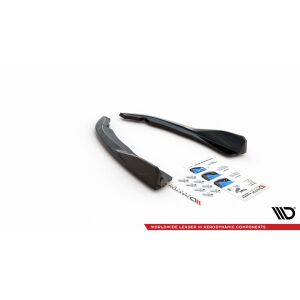 Maxton Design Heck Ansatz Flaps Diffusor V.2 / V2 für BMW 4er M-Paket G22 schwarz Hochglanz