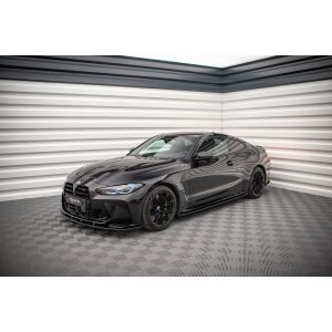 Maxton Design Seitenschweller Ansatz für V.2 / V2 für BMW M4 G82 schwarz Hochglanz
