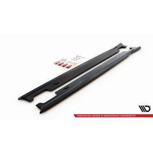 Maxton Design Seitenschweller Ansatz für Kia XCeed Mk1 schwarz Hochglanz