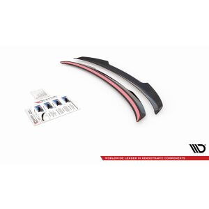 Maxton Design Spoiler CAP für Volkswagen T-Roc Mk1 schwarz Hochglanz