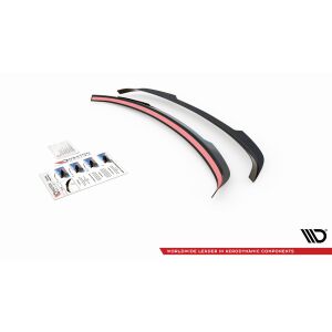 Maxton Design Spoiler CAP für Toyota Avensis Mk3 Facelift Wagon schwarz Hochglanz