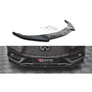 Maxton Design Front Ansatz für Infiniti Q60 S Mk2 schwarz Hochglanz