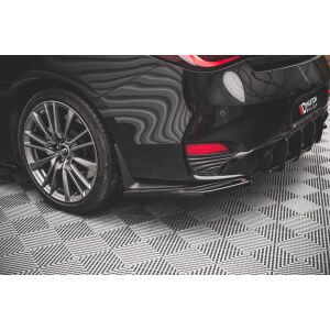 Maxton Design Heck Ansatz Flaps Diffusor für Infiniti Q60 S Mk2 schwarz Hochglanz