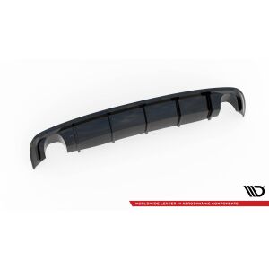 Maxton Design Heckdiffusor Ansatz für Audi A8 D4 schwarz Hochglanz