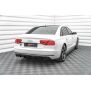 Maxton Design Heckdiffusor Ansatz für Audi A8 D4 schwarz Hochglanz