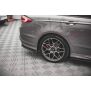 Maxton Design Heck Ansatz Flaps Diffusor V.1 / V1 für Ford Mondeo ST-Line Mk5 Facelift schwarz Hochglanz