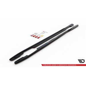 Maxton Design Seitenschweller Ansatz für Ford Mondeo ST-Line Mk5 Facelift schwarz Hochglanz