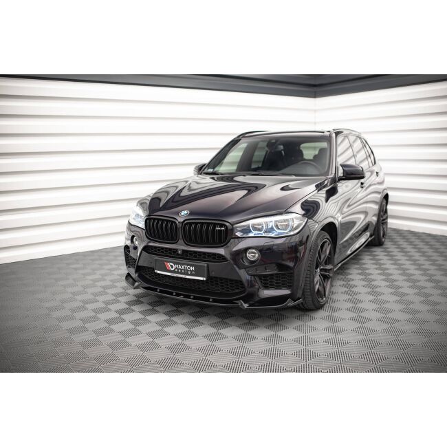 Maxton Design Front Ansatz V.1 / V1 für BMW X5 M F15 schwarz Hochglanz