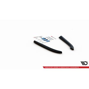 Maxton Design Heck Ansatz Flaps Diffusor für Audi S8 D3 schwarz Hochglanz