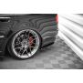 Maxton Design Heck Ansatz Flaps Diffusor für Audi S8 D3 schwarz Hochglanz