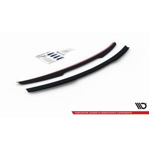 Maxton Design Spoiler CAP für Audi S8 D3 schwarz Hochglanz