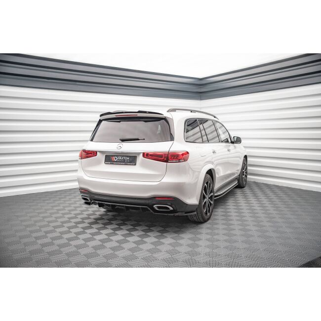 Maxton Design Spoiler CAP für Mercedes-Benz GLS AMG-Line X167 schwarz Hochglanz