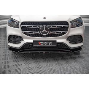 Maxton Design Front Ansatz für Mercedes-Benz GLS AMG-Line X167 schwarz Hochglanz