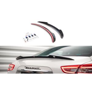 Maxton Design Spoiler CAP für Maserati Ghibli Mk3 schwarz Hochglanz