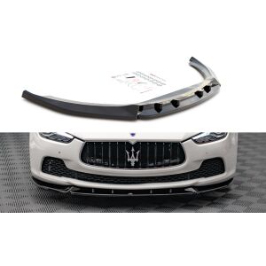 Maxton Design Front Ansatz V.2 / V2 für Maserati Ghibli Mk3 schwarz Hochglanz