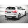 Maxton Design Mittlerer Heckdiffusor Ansatz für BMW X1 M-Paket F48 schwarz Hochglanz