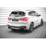 Maxton Design Heck Ansatz Flaps Diffusor für BMW X1 M-Paket F48 schwarz Hochglanz