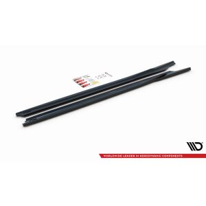 Maxton Design Seitenschweller Ansatz für BMW X1 M-Paket F48 schwarz Hochglanz