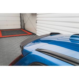 Maxton Design Spoiler CAP für Volvo V60 R-Design Mk2 schwarz Hochglanz