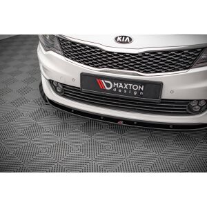 Maxton Design Front Ansatz V.2 / V2 für Kia Optima Mk4 schwarz Hochglanz