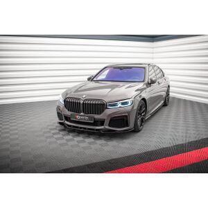 Maxton Design Front Ansatz V.2 / V2 für BMW 7 G11 M-Paket Facelift schwarz Hochglanz