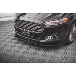 Maxton Design Front Ansatz für Ford Mondeo Mk5 schwarz Hochglanz