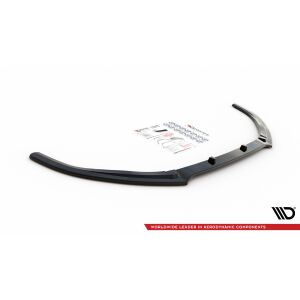 Maxton Design Front Ansatz V.2 / V2 für Audi S3 / A3 S-Line 8V Limousine / Cabrio schwarz Hochglanz