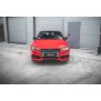 Maxton Design Front Ansatz V.2 / V2 für Audi S3 / A3 S-Line 8V Limousine / Cabrio schwarz Hochglanz