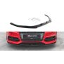 Maxton Design Front Ansatz V.2 / V2 für Audi S3 / A3 S-Line 8V Limousine / Cabrio schwarz Hochglanz