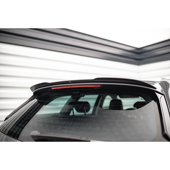 Maxton Design Spoiler CAP für Seat Leon FR Sportstourer Mk3 schwarz Hochglanz