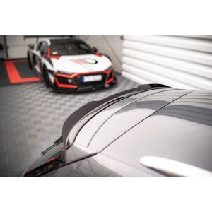 Maxton Design Spoiler CAP für Seat Leon FR Sportstourer Mk3 schwarz Hochglanz