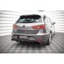 Maxton Design Heckdiffusor Ansatz für Seat Leon FR Sportstourer Mk3 schwarz Hochglanz
