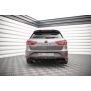 Maxton Design Heckdiffusor Ansatz für Seat Leon FR Sportstourer Mk3 schwarz Hochglanz