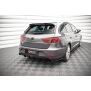 Maxton Design Heck Ansatz Flaps Diffusor V.2 / V2 für Seat Leon FR Sportstourer Mk3 schwarz Hochglanz