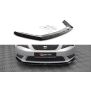 Maxton Design Front Ansatz V.1 / V1 für Seat Leon Mk3 schwarz Hochglanz