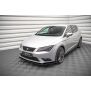 Maxton Design Front Ansatz V.1 / V1 für Seat Leon Mk3 schwarz Hochglanz