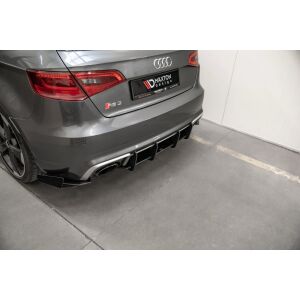 Maxton Design Robuste Racing Heckschürze V.1 / V1 für Audi RS3 8V Sportback