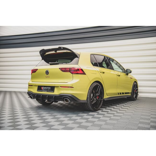 Maxton Design Robuste Racing Heckschürze V.1 / V1 für Volkswagen Golf 8 GTI Clubsport