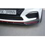 Maxton Design Front Ansatz V.1 / V1 für HYUNDAI I30 Mk3 N  schwarz Hochglanz