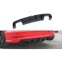 Maxton Design Heckdiffusor Ansatz für Audi S3 Limousine 8V schwarz Hochglanz