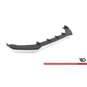 Maxton Design Street Pro Front Ansatz für +Flaps für V.1 / V1 + Flaps Volkswagen Golf R Mk7 schwarz Hochglanz