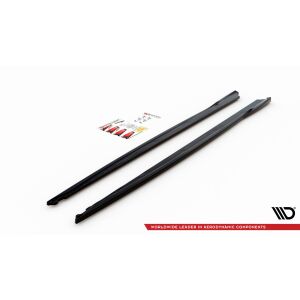 Maxton Design Seitenschweller Ansatz für V.3 / V3 für Toyota Supra Mk5 schwarz Hochglanz