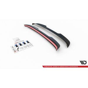 Maxton Design Spoiler CAP für Volkswagen Tiguan R / R-Line Mk2 Facelift schwarz Hochglanz