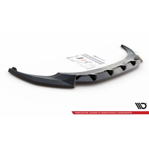 Maxton Design Front Ansatz V.2 / V2 für Volkswagen Tiguan R Mk2 Facelift schwarz Hochglanz