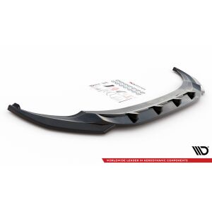 Maxton Design Front Ansatz V.3 / V3 für Volkswagen Tiguan R / R-Line Mk2 Facelift schwarz Hochglanz