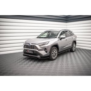 Maxton Design Seitenschweller Ansatz für Toyota RAV4 Mk5 schwarz Hochglanz