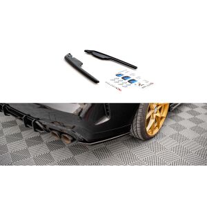 Maxton Design Heck Ansatz Flaps Diffusor für BMW M235i Gran Coupe F44 schwarz Hochglanz