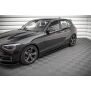 Maxton Design Seitenschweller Ansatz für BMW 1er F20 schwarz Hochglanz