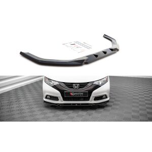 Maxton Design Front Ansatz V.2 / V2 für Honda Civic Mk9 schwarz Hochglanz